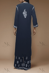 Noorkasni Rayon Kurti Palazzo set with Hand embroidered work - NoorKasni Collections